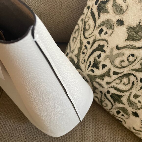 COACH Pebble Leather CAMERON Large Tote Shoulder Bag ~ CHALK ~ CC050 - Picture 5 of 10